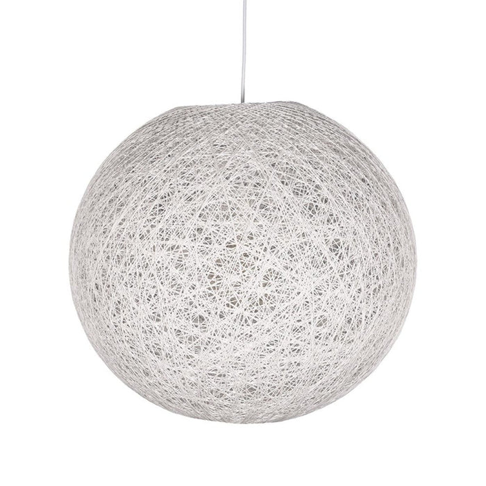 Label51 Hanglamp Twist - Wit - Vlas - XL-Hanglampen-LABEL51