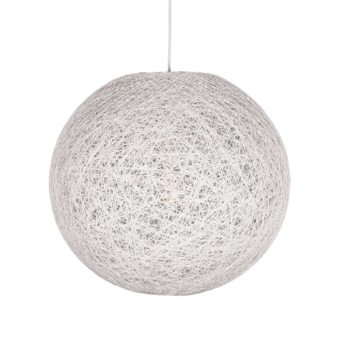 Label51 Hanglamp Twist - Wit - Vlas - XL-Hanglampen-LABEL51
