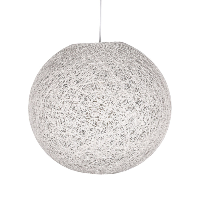 Label51 Hanglamp Twist - Wit - Vlas - XL-Hanglampen-LABEL51