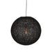 Label51 Hanglamp Twist - Zwart - Vlas - L-Hanglampen-LABEL51