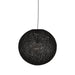 Label51 Hanglamp Twist - Zwart - Vlas - M-Hanglampen-LABEL51