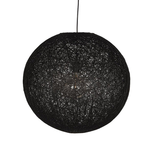 Label51 Hanglamp Twist - Zwart - Vlas - XL-Hanglampen-LABEL51