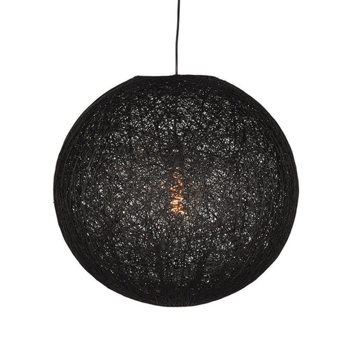 Label51 Hanglamp Twist - Zwart - Vlas - XL-Hanglampen-LABEL51