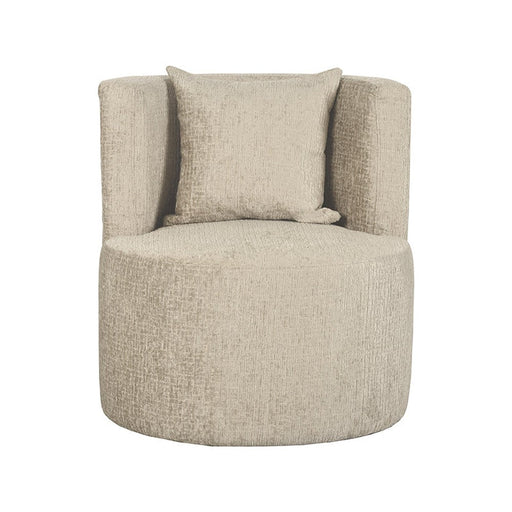 Label51 Lounge -Eetkamerstoel Evy - Beige - Velvet 65 cm-Fauteuils-LABEL51
