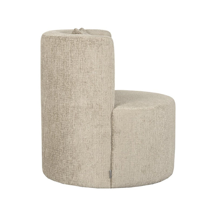 Label51 Lounge -Eetkamerstoel Evy - Beige - Velvet 65 cm-Fauteuils-LABEL51