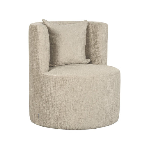 Label51 Lounge -Eetkamerstoel Evy - Beige - Velvet 65 cm-Fauteuils-LABEL51