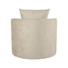 Label51 Lounge -Eetkamerstoel Evy - Beige - Velvet 90 cm-Fauteuils-LABEL51