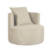 Label51 Lounge -Eetkamerstoel Evy - Beige - Velvet 90 cm-Fauteuils-LABEL51