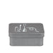 Label51 Make-Up opbergkist - Grijs - Metaal-Opbergdozen en manden-LABEL51