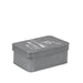 Label51 Make-Up opbergkist - Grijs - Metaal-Opbergdozen en manden-LABEL51