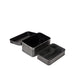 Label51 Make-Up opbergkist - Zwart - Metaal-Opbergdozen en manden-LABEL51
