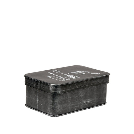 Label51 Make-Up opbergkist - Zwart - Metaal-Opbergdozen en manden-LABEL51
