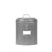 Label51 Opbergblik - Antiek grijs - Metaal - L - 18x18x24 cm-Opbergdozen en manden-LABEL51