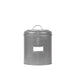 Label51 Opbergblik - Antiek grijs - Metaal - M - 14x14x20 cm-Opbergdozen en manden-LABEL51