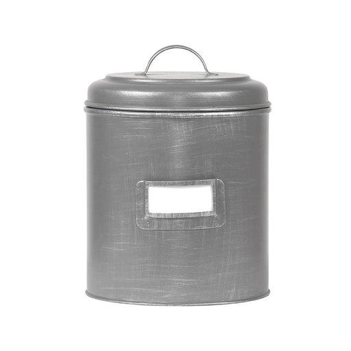Label51 Opbergblik - Antiek grijs - Metaal - XXL - 21x21x29 cm-Opbergdozen en manden-LABEL51