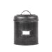 Label51 Opbergblik - Zwart - Metaal - XL - 20x20x25 cm-Opbergdozen en manden-LABEL51