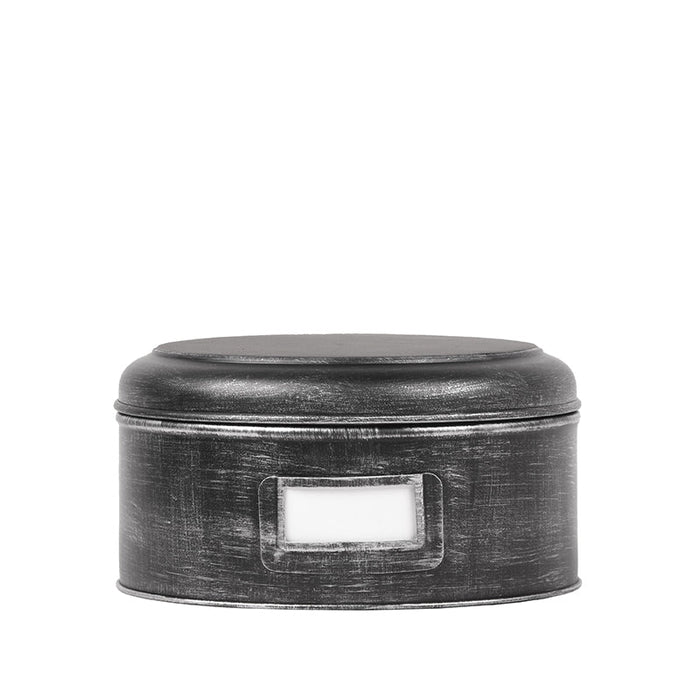 Label51 Opbergblik - Zwart - Metaal - XL - 25x25x13 cm-Opbergdozen en manden-LABEL51