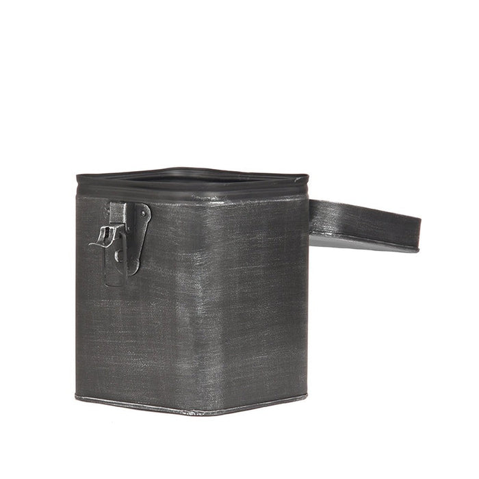 Label51 Opbergkist - Antiek grijs - Metaal - L - 15x16x19 cm-Opbergdozen en manden-LABEL51