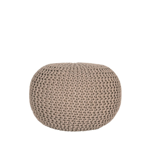 Label51 Poef Knitted - Beige - Katoen - M-Poefs-LABEL51