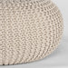 Label51 Poef Knitted - Naturel - Katoen - L-Poefs-LABEL51