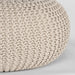 Label51 Poef Knitted - Naturel - Katoen - L-Poefs-LABEL51