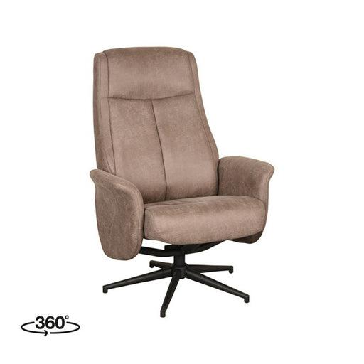 Label51 Relaxfauteuil Bergen 77x76x105 cm Taupe-Fauteuils-LABEL51
