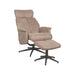 Label51 Relaxfauteuil Verdal + Ottomane 77x79x109 cm Suede Taupe-Fauteuils-LABEL51