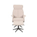 Label51 Relaxfauteuil Verdal + Ottomane 77x79x109 cm wit Boucle-Fauteuils-LABEL51