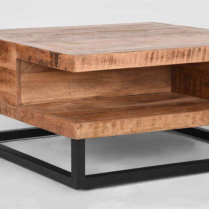 Label51 Salontafel Cube - Rough - Mangohout-Salontafels-LABEL51