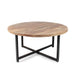 Label51 Salontafel Dex - Rough - Mangohout - Rond - 80 cm-Salontafels-LABEL51