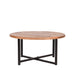 Label51 Salontafel Dex - Rough - Mangohout - Rond - 80 cm-Salontafels-LABEL51