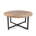 Label51 Salontafel Dex - Rough - Mangohout - Rond - 80 cm-Salontafels-LABEL51