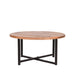Label51 Salontafel Dex - Rough - Mangohout - Rond - 80 cm-Salontafels-LABEL51