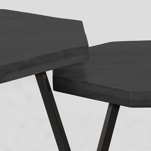 Label51 Salontafel Figure - Zwart - Mangohout-Salontafels-LABEL51