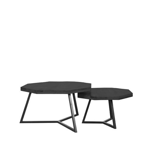 Label51 Salontafel Figure - Zwart - Mangohout-Salontafels-LABEL51