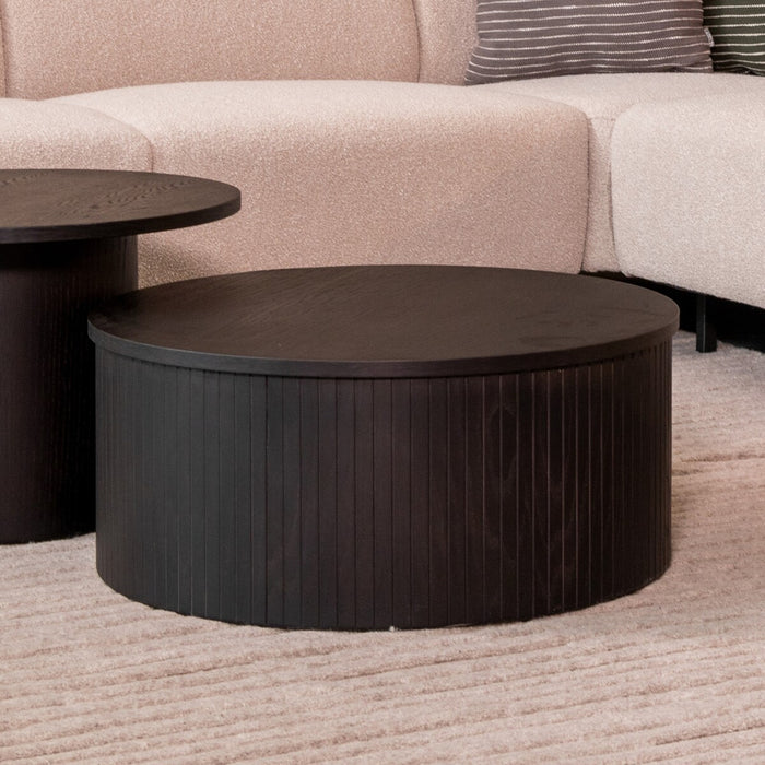 Label51 Salontafel Oliva - Zwart - Eiken - 70 cm-Salontafels-LABEL51