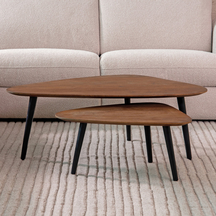 Label51 Salontafel Rock - Espresso - Mangohout-Salontafels-LABEL51
