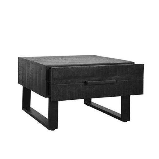 Label51 Salontafel Santos - Zwart - Mangohout - 64x70 cm-Salontafels-LABEL51