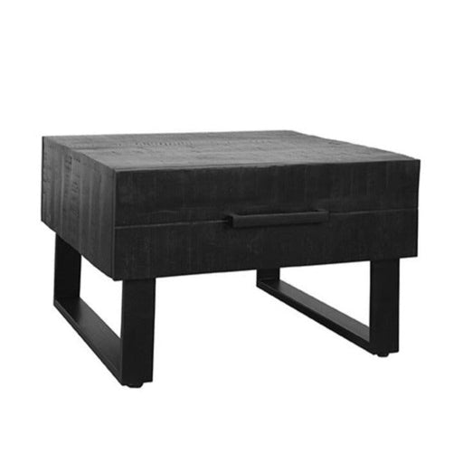 Label51 Salontafel Santos - Zwart - Mangohout - 64x70 cm-Salontafels-LABEL51