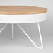 Label51 Salontafel Saran - Wit - Metaal - Rond - 80 cm178-Salontafels-LABEL51
