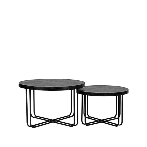 Label51 Salontafel Set Brute - Zwart - Metaal-Salontafels-LABEL51