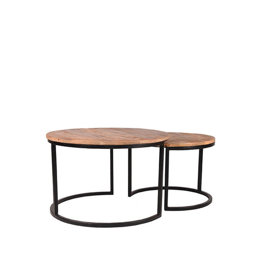 Label51 Salontafel Set Double - Rough - Mangohout-Salontafels-LABEL51