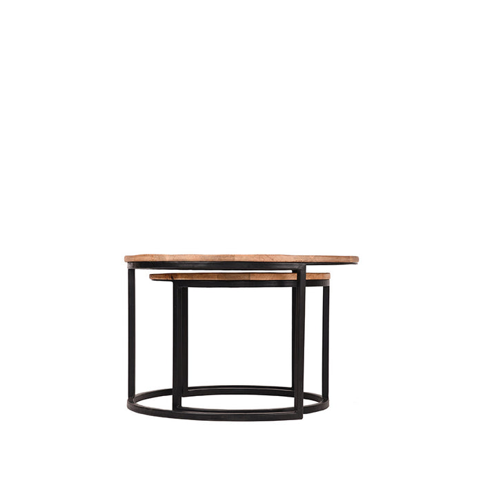 Label51 Salontafel Set Double - Rough - Mangohout-Salontafels-LABEL51