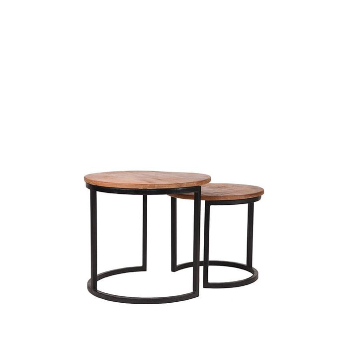 Label51 Salontafel Set Duo - Rough - Hout-Salontafels-LABEL51