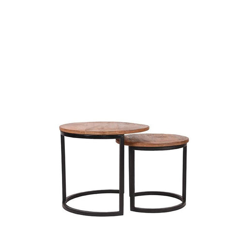 Label51 Salontafel Set Duo - Rough - Hout-Salontafels-LABEL51