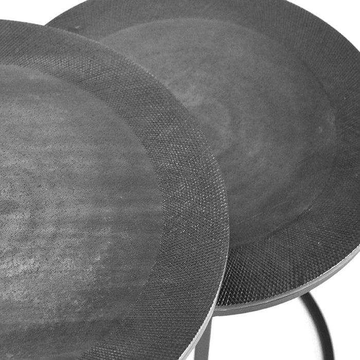 Label51 Salontafel Set Pair - Antiek ash - Metaal - 40 cm-Salontafels-LABEL51