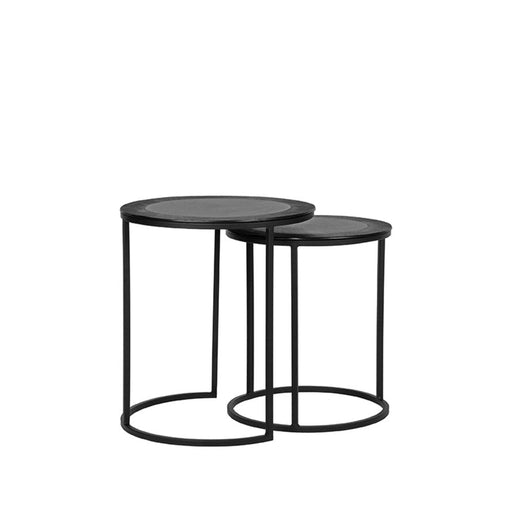 Label51 Salontafel Set Pair - Zwart - Metaal - 40 cm-Salontafels-LABEL51