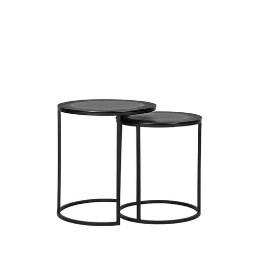 Label51 Salontafel Set Pair - Zwart - Metaal - 40 cm-Salontafels-LABEL51