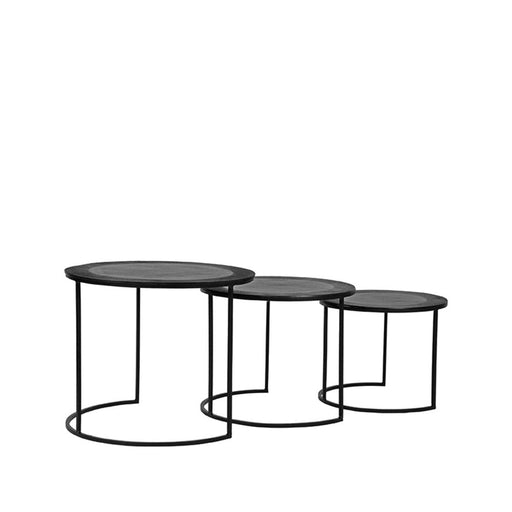 Label51 Salontafel Set Tres - Zwart - Metaal-Salontafels-LABEL51