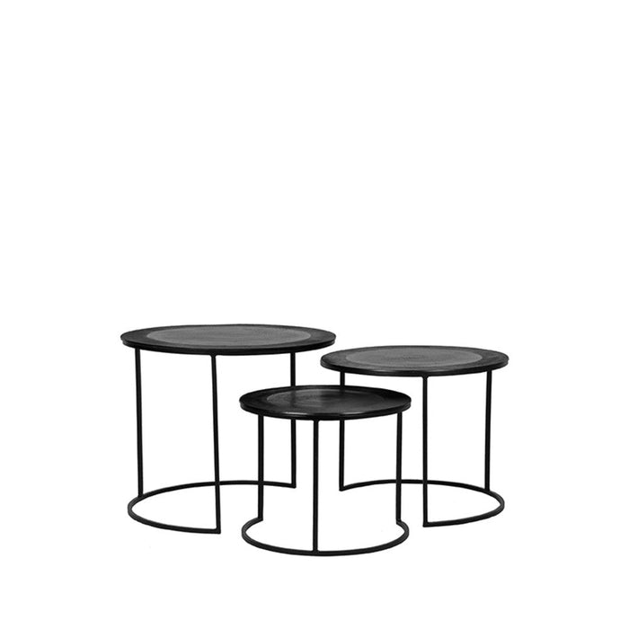 Label51 Salontafel Set Tres - Zwart - Metaal-Salontafels-LABEL51